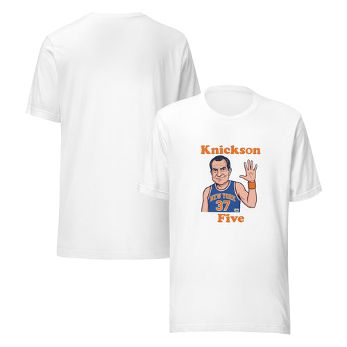Knickson Five Championship T-Shirt — New York Basketball Fan Tee